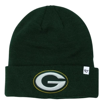 Green Bay Packers '47 Brand Bonnet en tricot à revers vert pour homme