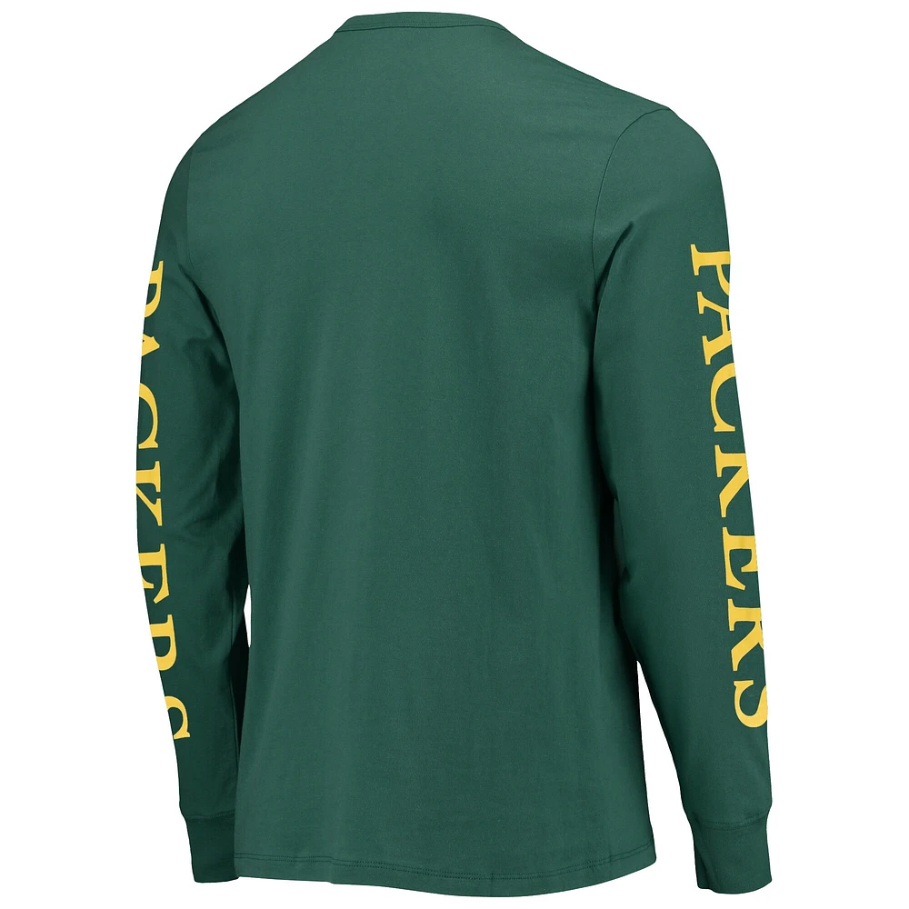 T-shirt vert à manches longues Franklin des Packers de Green Bay '47 pour homme