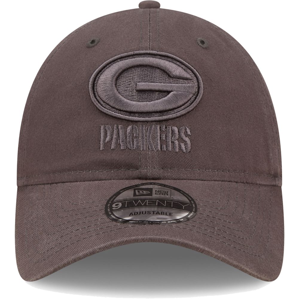 Green Bay Packers New Era Core Classic 2.0 9TWENTY Adjustable Hat - Brown