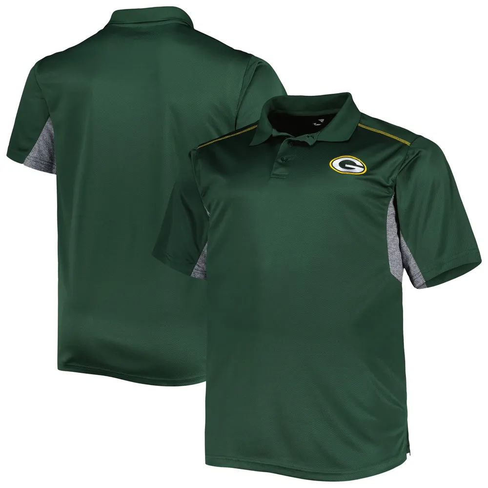 Lids Green Bay Packers Big & Tall Team Color Polo