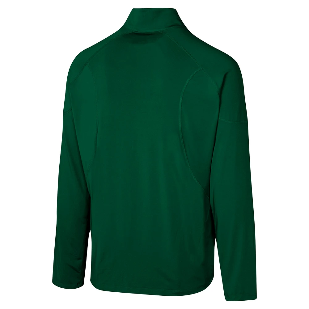 Men's Green Bay Packers Grind Iron Quarter-Zip Top