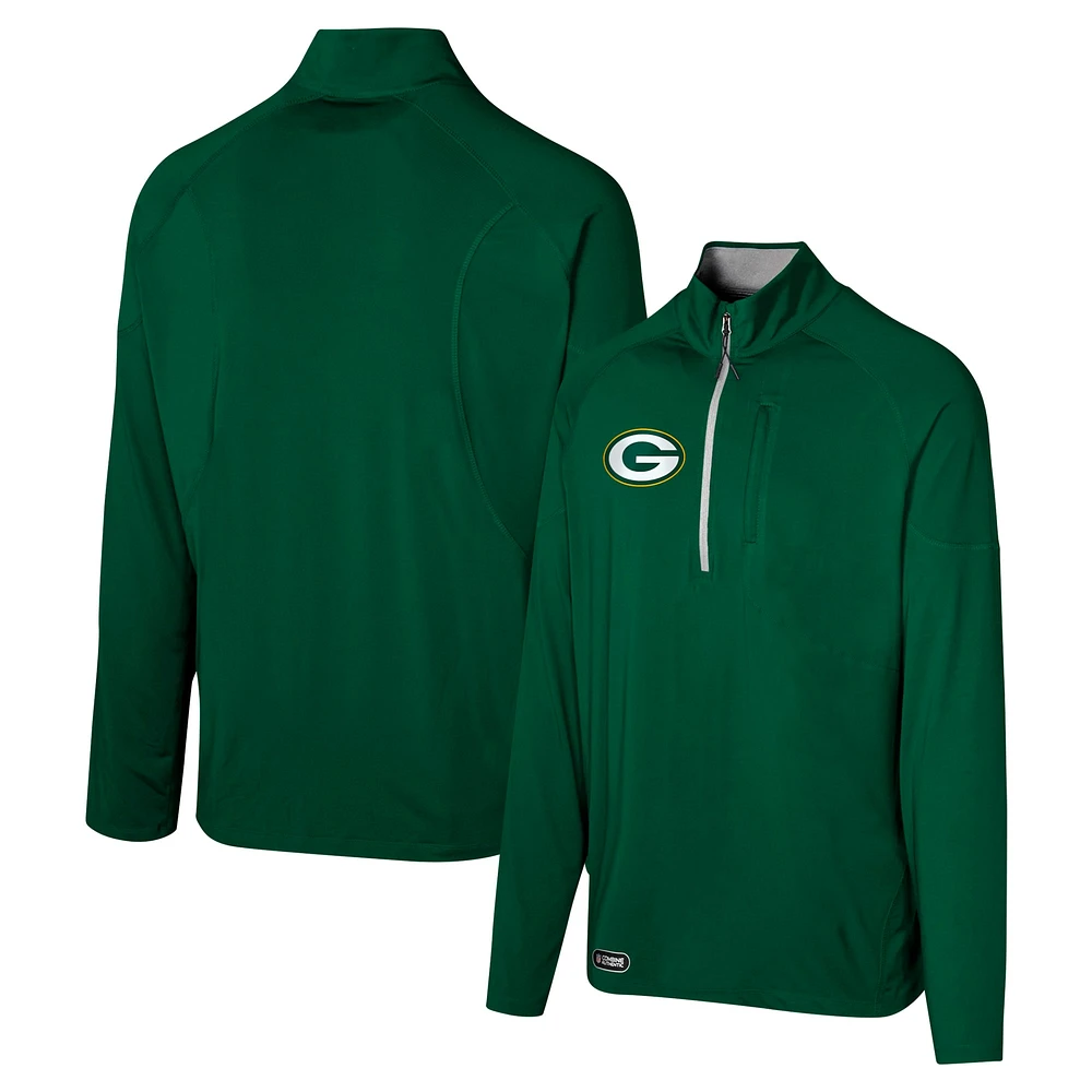 Men's Green Bay Packers Grind Iron Quarter-Zip Top