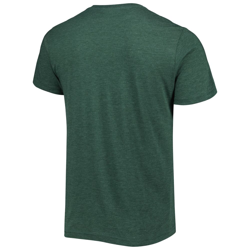 Men's Homage Aaron Rodgers Heathered Green Bay Packers NFL Blitz Player Tri-Blend T-Shirt