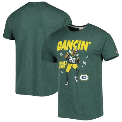 Homage Men's Donald Driver Heathered Green Green Bay Packers