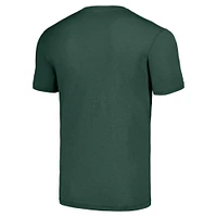 T-shirt à trois mélanges hommage Jordan Love Green pour hommes, joueur de caricature des Bay Packers