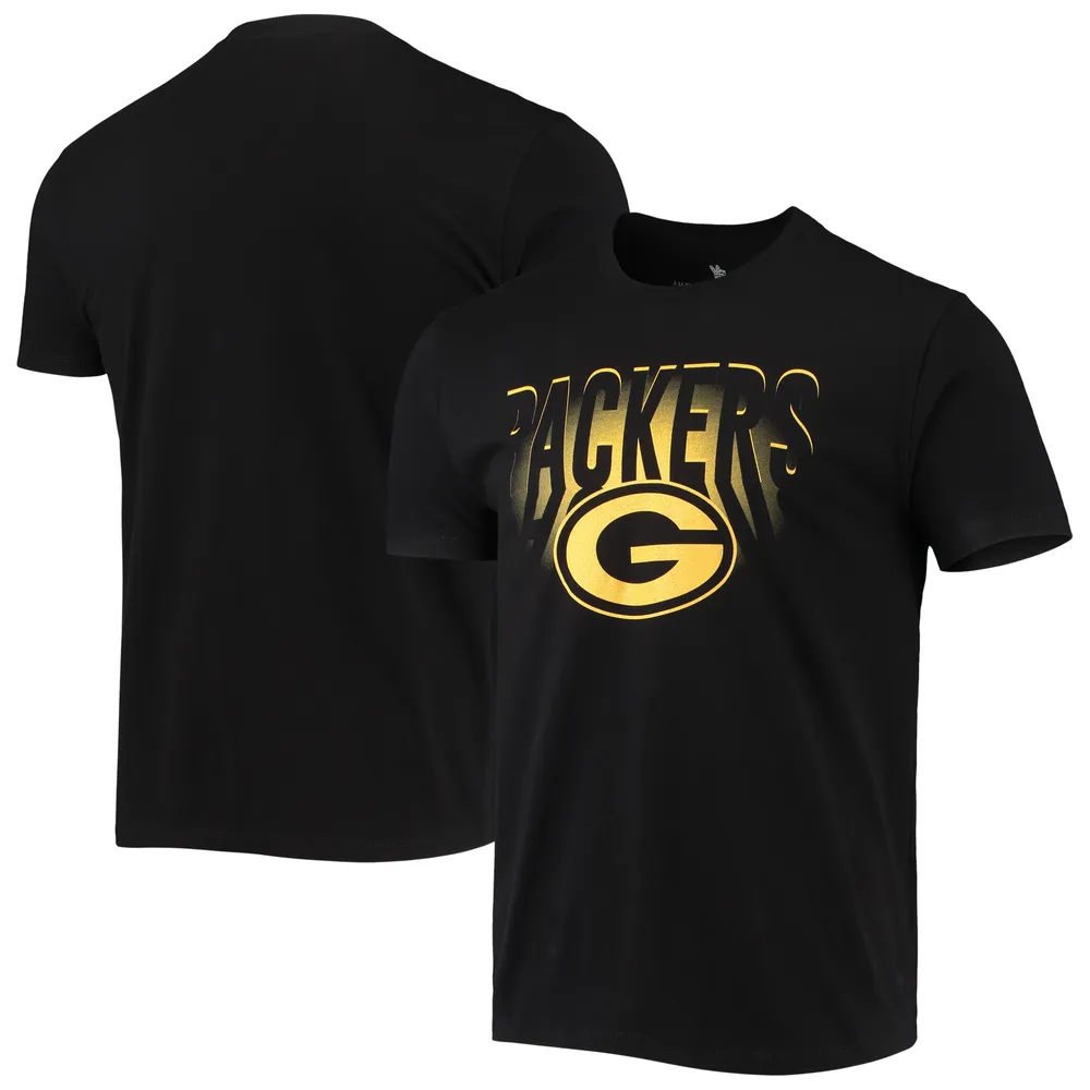 T-shirt Spotlight pour hommes Junk Food noir Green Bay Packers