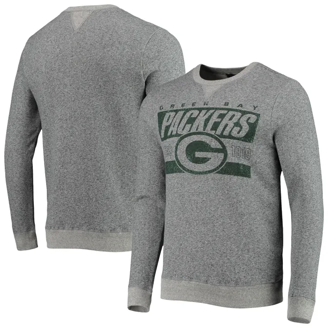 47 Brand Charcoal Green Bay Packers Locked In Headline Pullover