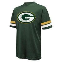 T-shirt oversize pour homme Majestic Threads Jordan Love Green Bay Packers avec nom et numéro