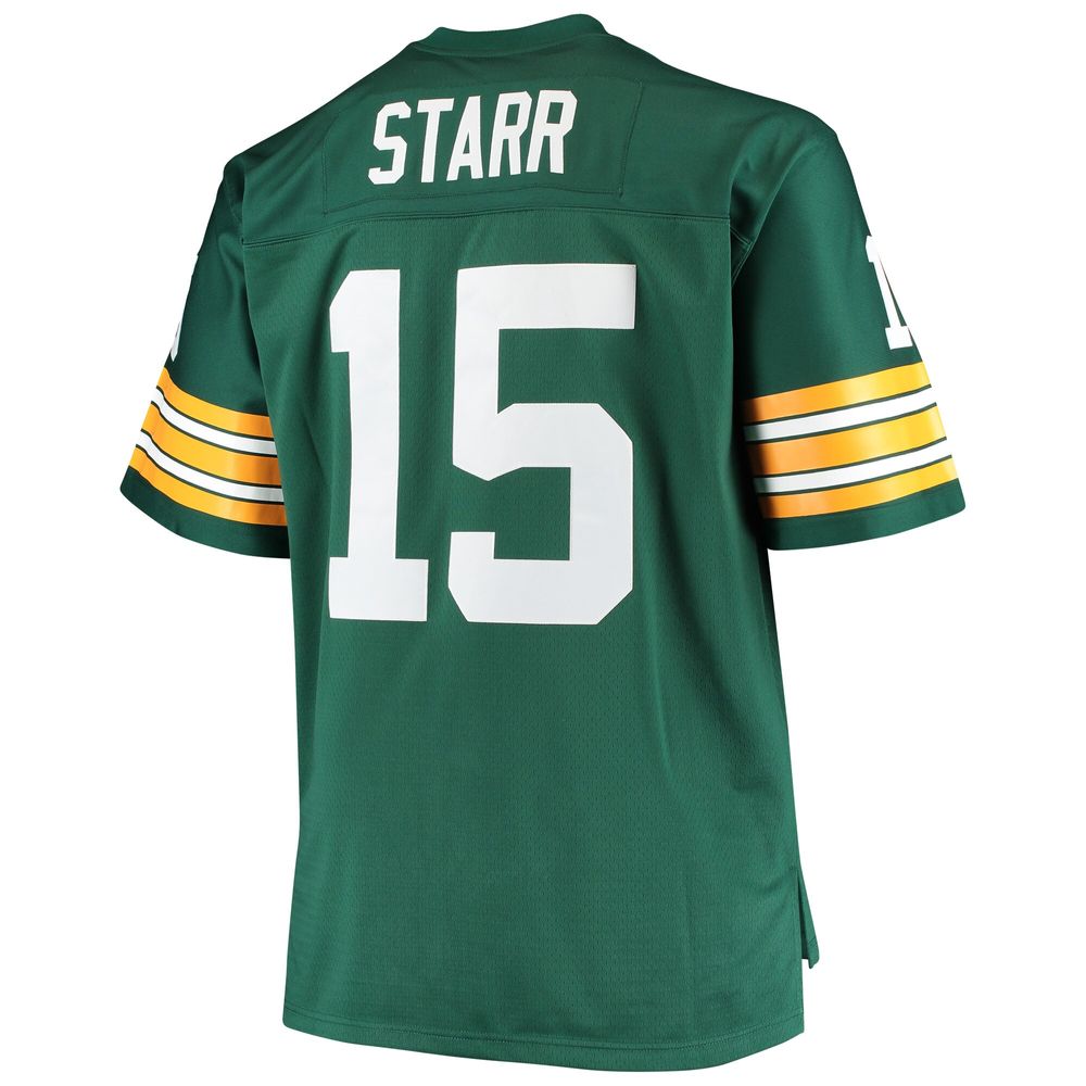 Men's Mitchell & Ness Bart Starr Green Bay Packers Big Tall 1968 Retired Player Replica Jersey