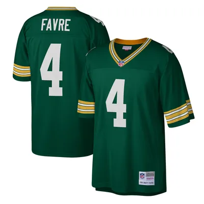 Brett Favre Signed Green Bay Packers Mitchell & Ness White Jersey