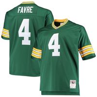 Men's Mitchell & Ness Brett Favre Green Bay Packers Big Tall 1996 Retired Player Replica Jersey