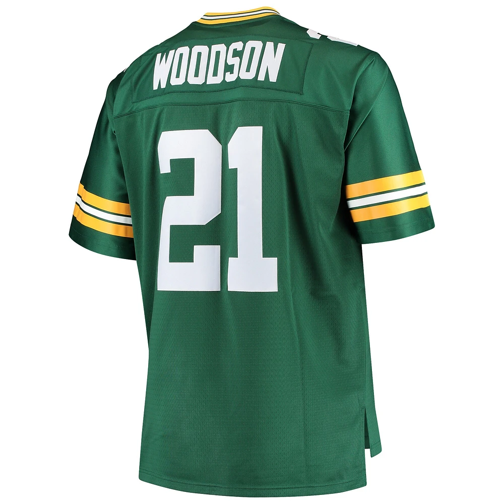 Mitchell & Ness Charles Woodson Green Bay Packers Big Tall 2010 Retired Player Replica Maillot pour homme