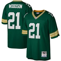 Maillot réplique Mitchell & Ness Charles Woodson vert Green Bay Packers pour hommes