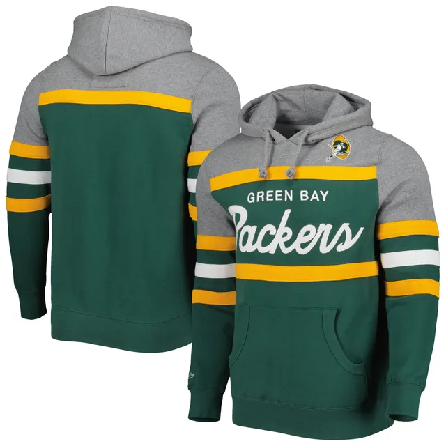 Lids Green Bay Packers Fanatics Branded By Design Raglan Pullover Hoodie -  Heathered Gray/Green