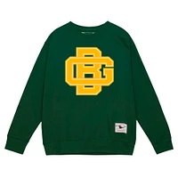 Men's Mitchell & Ness Green Bay Packers Basic Fleece Pullover Sweatshirt