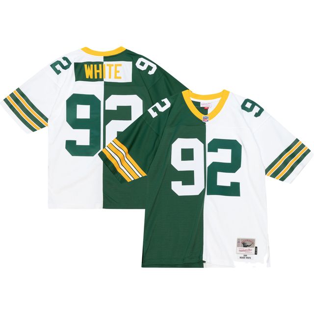 Men's Mitchell & Ness Bart Starr Green/Gold Green Bay Packers 1969 Split Legacy Replica Jersey