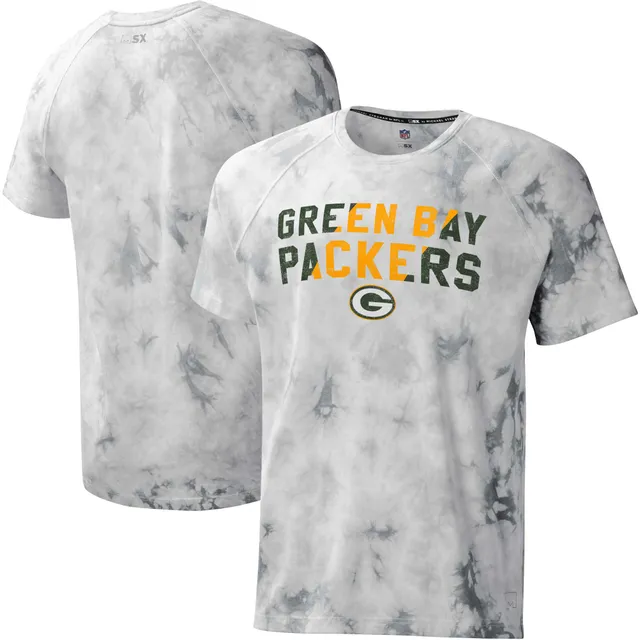 Green Bay Packers Nike Dri-Fit Cotton Long Sleeve Raglan T-Shirt - Mens