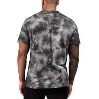 Men's MSX by Michael Strahan Gray Green Bay Packers Tie-Dye Recovery T-Shirt