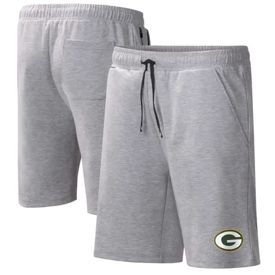 Green Bay Packers MSX by Michael Strahan Trainer Shorts - Heather Gray