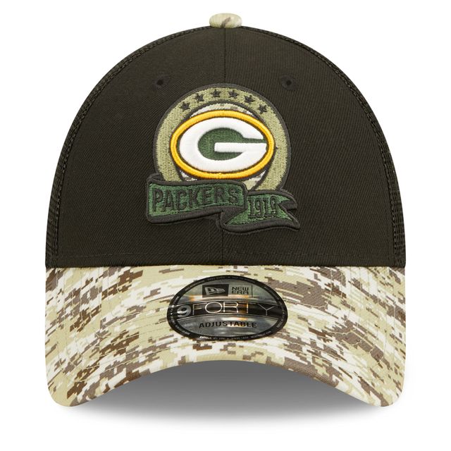 Men's Fan Favorite Camo Green Bay Packers Team Adjustable Hat - OSFA 