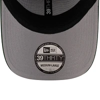 Men's New Era Black/Green Green Bay Packers 2025 NFL Draft 39THIRTY Flex Hat