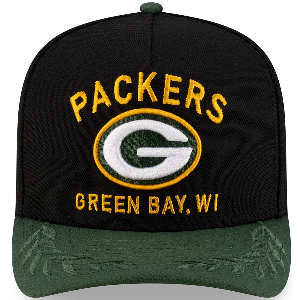 Men's New Era /Green Green Bay Packers 2025 NFL Draft 9FIFTY A-Frame Snapback Hat