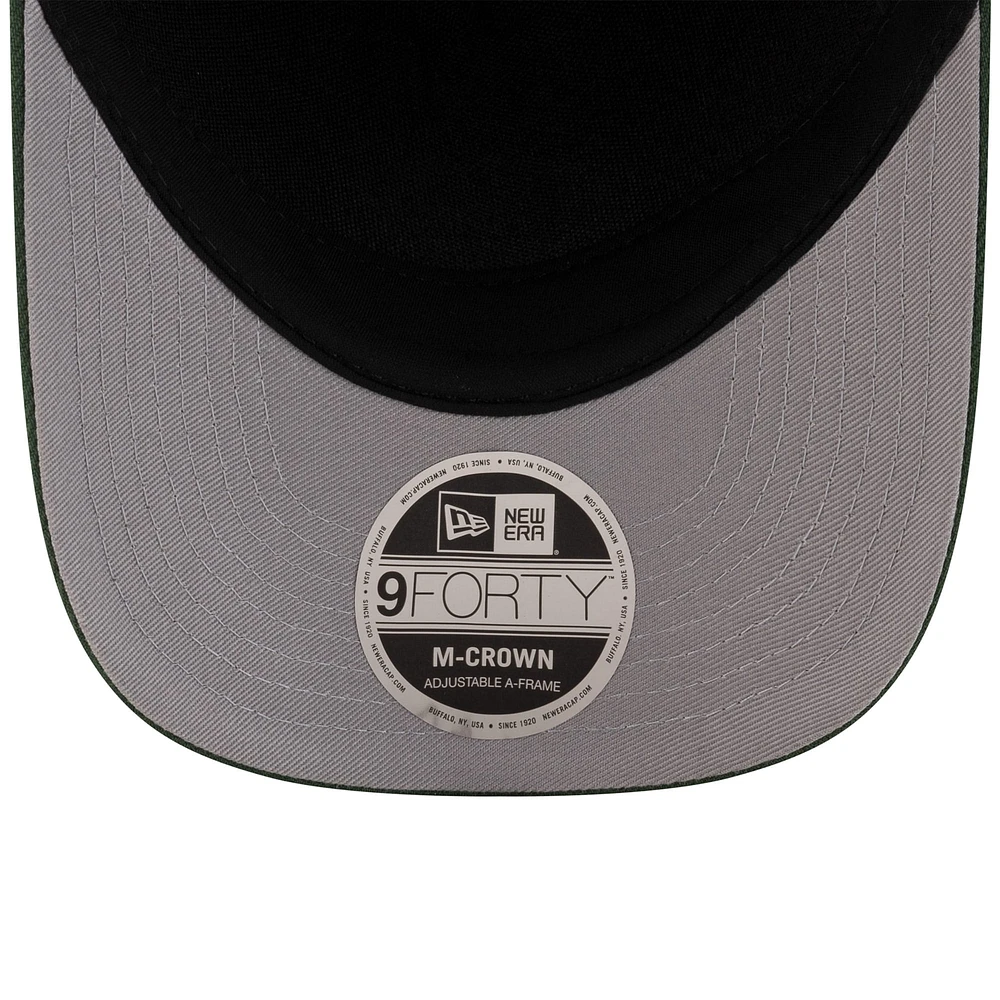 Men's New Era /Green Green Bay Packers 2025 NFL Draft 9FORTY M-Crown A-Frame Adjustable Hat