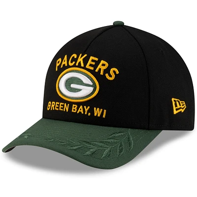 Men's New Era /Green Green Bay Packers 2025 NFL Draft 9FORTY M-Crown A-Frame Adjustable Hat