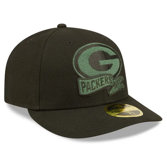 Men's New Era Green Green Bay Packers Omaha 59FIFTY Fitted Hat