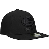 Casquette ajustée 59FIFTY II New Era Green Bay Packers pour homme, noir sur