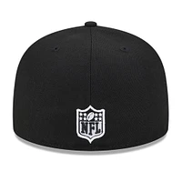 Casquette ajustée 59FIFTY Main Patch New Era pour hommes, noir, Green Bay Packers