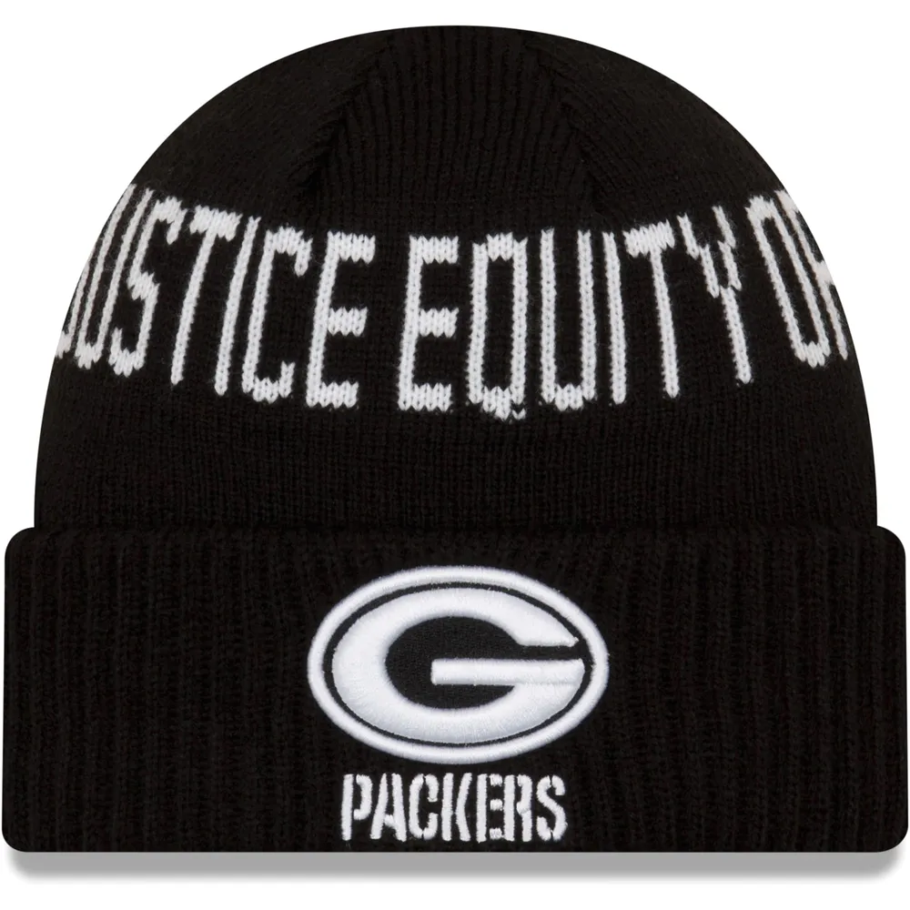 New Era Packers 2022 Sideline Pom Knit Hat - Men's