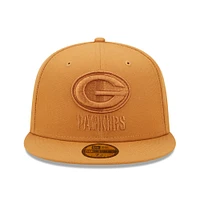 Pack de couleurs 59FIFTY des Green Bay Packers New Era pour homme - Marron Casquette ajustée