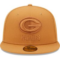 Men's New Era Brown Green Bay Packers Team Color Pack 59FIFTY Fitted Hat