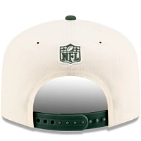 Men's New Era Cream/Green Green Bay Packers 2025 NFL Draft 9FIFTY A-Frame Snapback Hat
