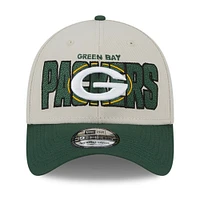 Men's New Era  Cream Green Bay Packers 2023 NFL Draft 39THIRTY Flex Hat