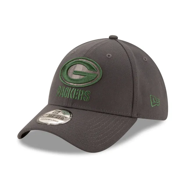 Green Bay Packers New Era Distinct 39THIRTY Flex Hat - Gray