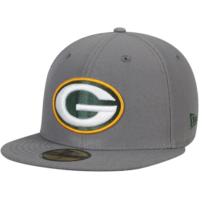 Men's New Era Green Green Bay Packers City Cluster 59FIFTY Fitted Hat