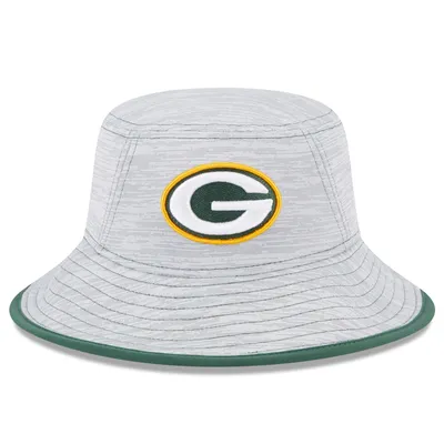 Men's New Era Gray Green Bay Packers Game Bucket Hat