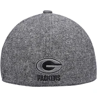 Men's New Era Gray Green Bay Packers Peaky Duckbill Fitted Hat