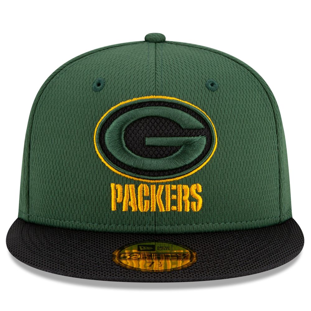 New Era Green Bay Packers Green 2021 NFL Sideline Home 59FIFTY Fitted Hat