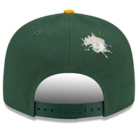 Casquette New Era Green/Or Green Bay Packers NFL x Staple Collection 9FIFTY Snapback réglable pour homme