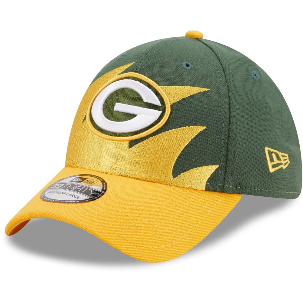 Men's New Era Green/Gold Green Bay Packers Surge 39THIRTY - Flex Hat