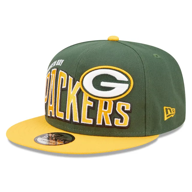 Men's New Era Gold Green Bay Packers Omaha 59FIFTY Fitted Hat