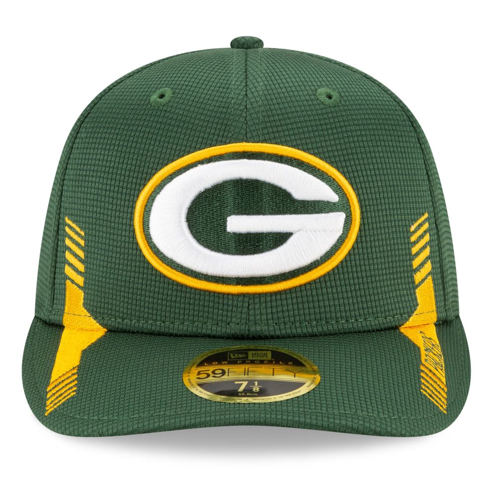 NEW ERA 59FIFTY FITTED NFL ON FIELD GREEN BAY PACKERS Hat 7 1/4 Green