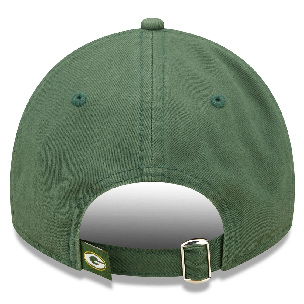 New Era Vert Green Bay Packers 2022 Sideline - 9TWENTY Team Color Casquette ajustable pour homme