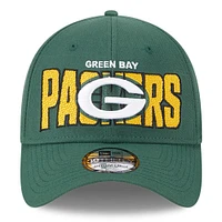 Casquette flex New Era Green Bay Packers 2023 NFL Draft 39THIRTY pour homme