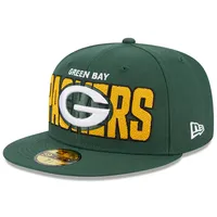 Casquette ajustée New Era Green Bay Packers 2023 NFL Draft 59FIFTY pour homme