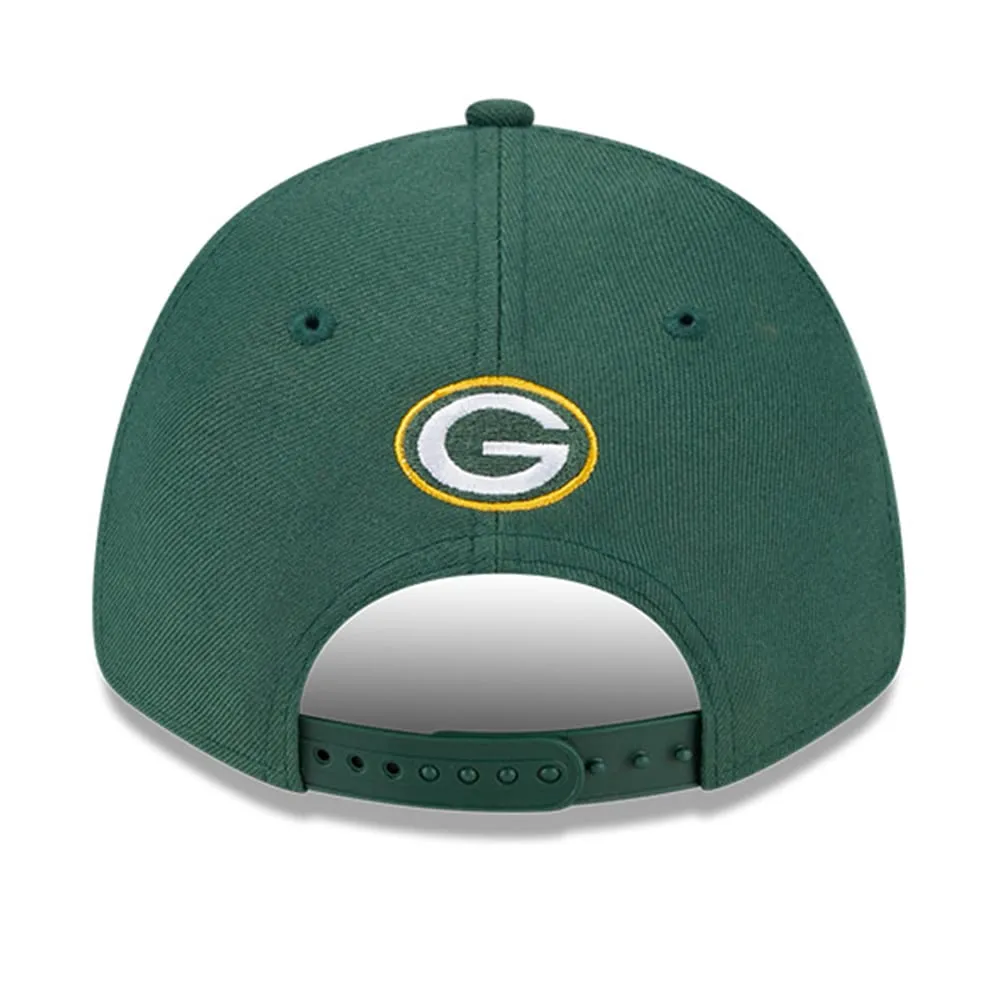 Casquette réglable New Era Green Bay Packers 2023 NFL Draft 9FORTY pour homme