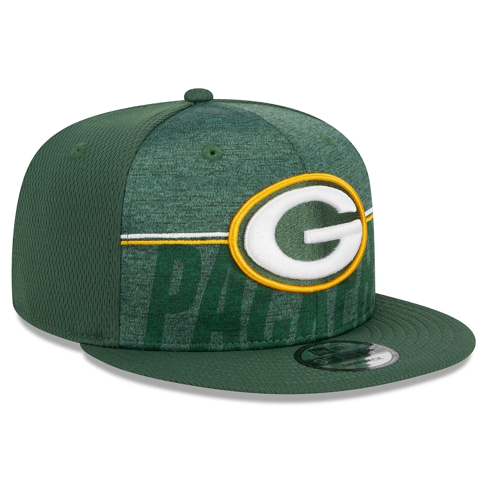 New Era Green Bay Packers 2023 NFL Training Camp 9FIFTY Snapback Casquette pour homme